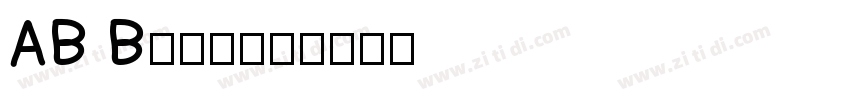 AB Bvoice字体转换